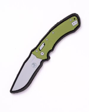 Écusson en PVC vert olive amphibien